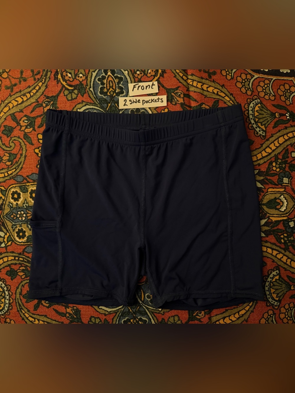 Lilly Pulitzer Dark Navy Performance Bike Shorts